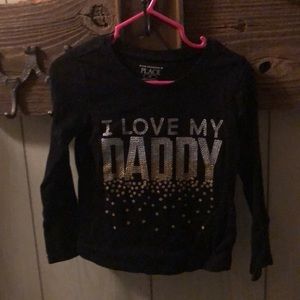 3T long sleeve I Love My Daddy T-shirt